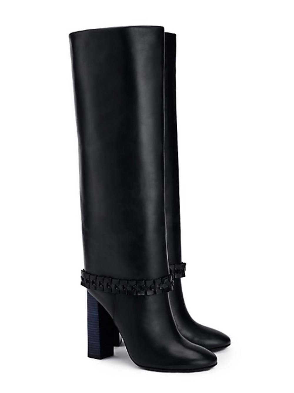 Tory Burch Sarava Tall Boots - Navy (NWOT)